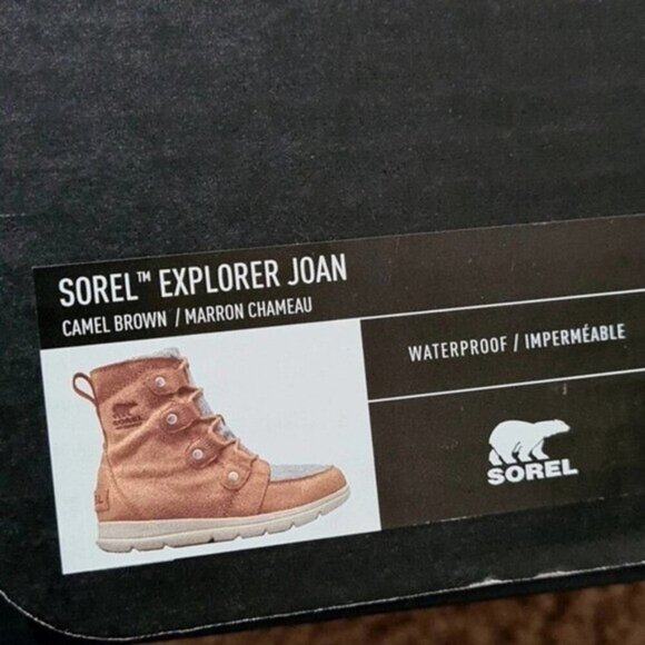 Sorel Explorer Joan Waterproof Boots Size 6 New - Picture 10 of 13